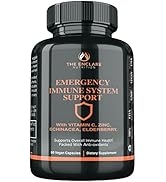 Emergency Immune Support Supplement: 10in1 Immunity Vitamins, Booster, Defense, Stress, Respirato...