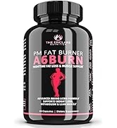 A6BURN Night Time Fat Burner Sleep Aid. Weight Loss for Women And Men, Metabolism Booster, Appeti...