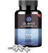 Dr. Emil Nutrition 200 MG 5-HTP Plus Formula for Mood, Stress, and Sleep - 60 Vegan Capsules, 30 ...