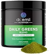 Dr. Emil Nutrition Super Greens Powder - Daily Greens Blend - Superfood Powder with Probiotics Fr...