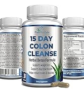 YUMMYVITE 15 Day Colon Cleanse and Detox, Herbal Detox Formula, Supports Weight Loss, Constipatio...